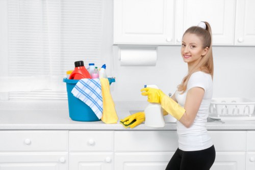 One off cleaning of kitchen surfaces and appliances