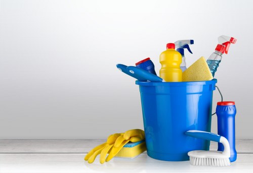 Sanitized bathroom prepared for guest check-in