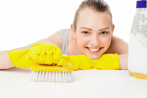 Preparing an oven for deep cleaning